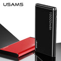 USAMS Power Bank 10000mAh Dual USB Mobile Phone Portable Charger Powerbank Backup External Battery