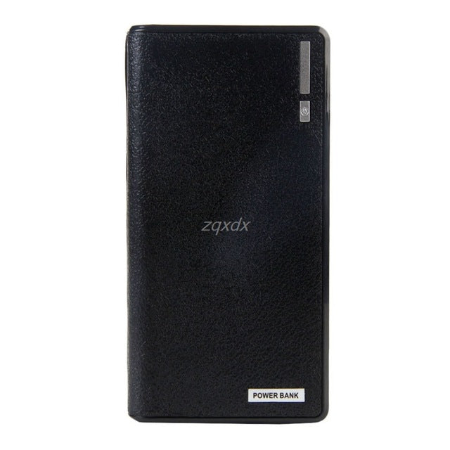 Dual USB Power Bank 6x 18650 External Backup Battery Charger Box Case For Phone Z17 Drop ship
