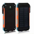 Portable Solar Power Bank 20000mah Waterproof External Battery Backup Powerbank 20000 mah Phone Battery Charger LED Pover Bank