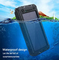 Portable Solar Power Bank 20000mah Waterproof External Battery Backup Powerbank 20000 mah Phone Battery Charger LED Pover Bank